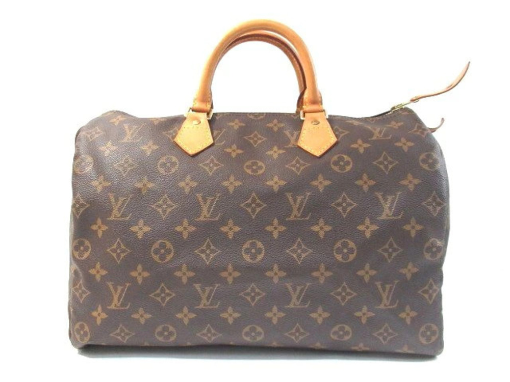 LOUIS VUITTON Monogram Speedy brown Boston Bag